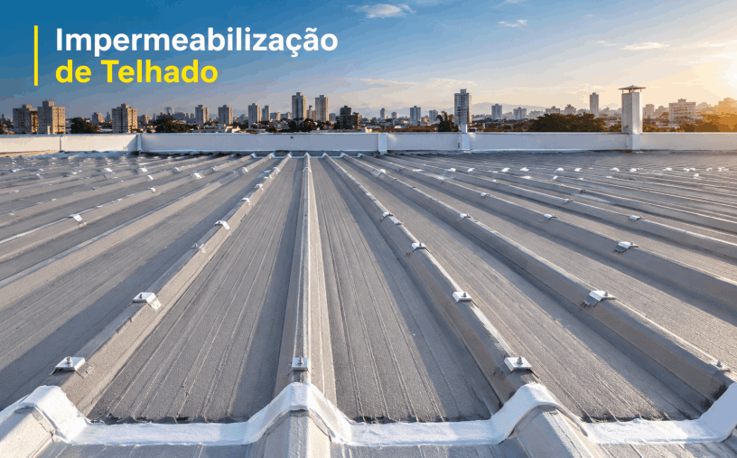 serviço de impermeabilização de telhado na região de Santo André